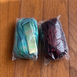 Roma Iridescent Blue and Red Accessories Set